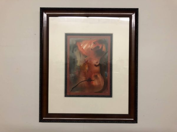 Painting of Nude Woman, Signed & Framed – $195