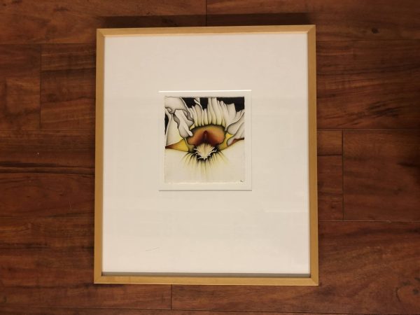Cha Davis “Interior II” Gouache & Acrylic – $375