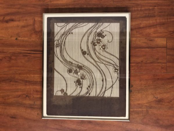 Japanese Katagami, Framed – $495