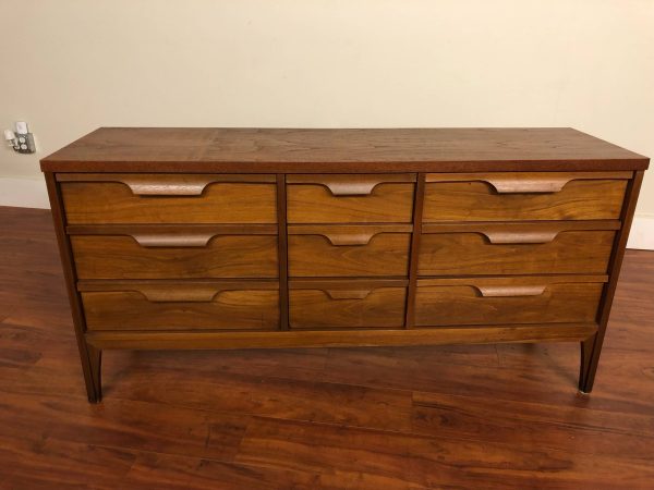 Johnson Carper Vintage Walnut Dresser – $1295