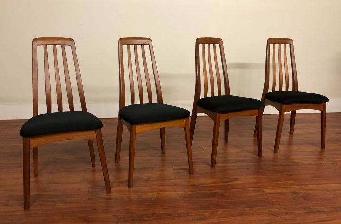 SOLD – Benny Linden Teak Dining Chairs Set of 4