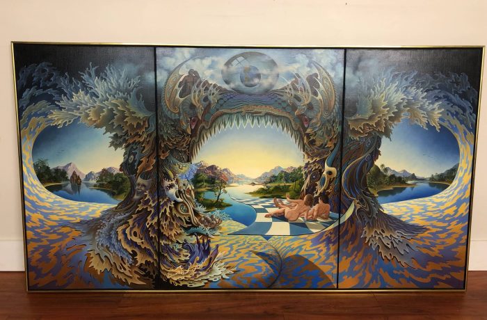 Ilene Meyer Triptych Oil on Canvas – $2995