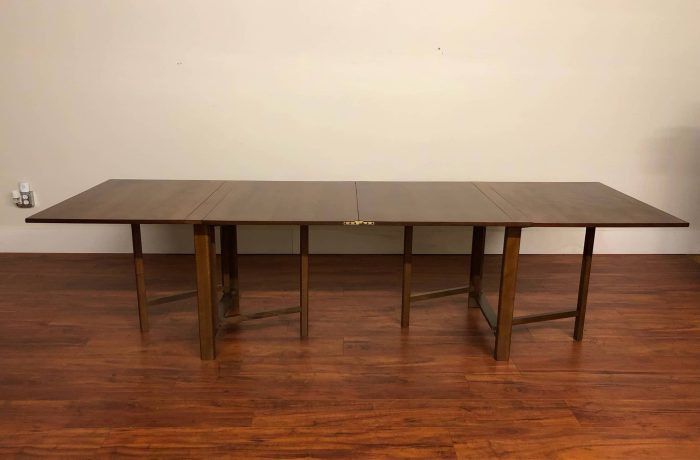 Mid Century Folding Dining Table – $495