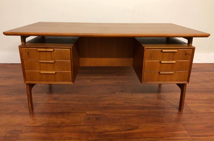 Omann Jun Model 75 Teak Desk – $3495