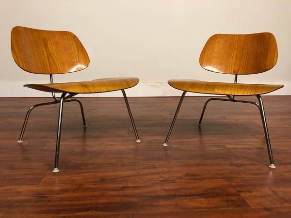 SOLD – Eames Herman Miller LCM Chairs Pair