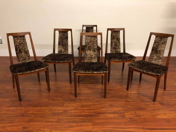 G-Plan Vintage Afromosia Dining Chairs, Set of 6 – $1595