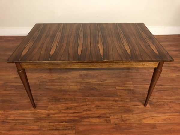 Brazilian Rosewood Dining Table with Leaf – $1375