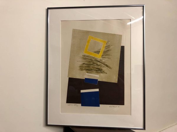 Robert Graves Abstract Collagraph – $250
