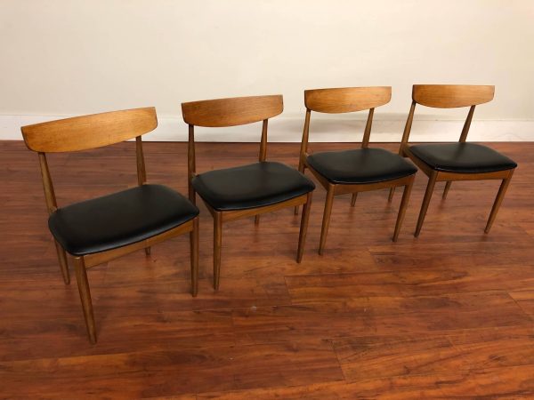 G-Plan Teak Low Back Dining Chairs, Set of 4 – $1150