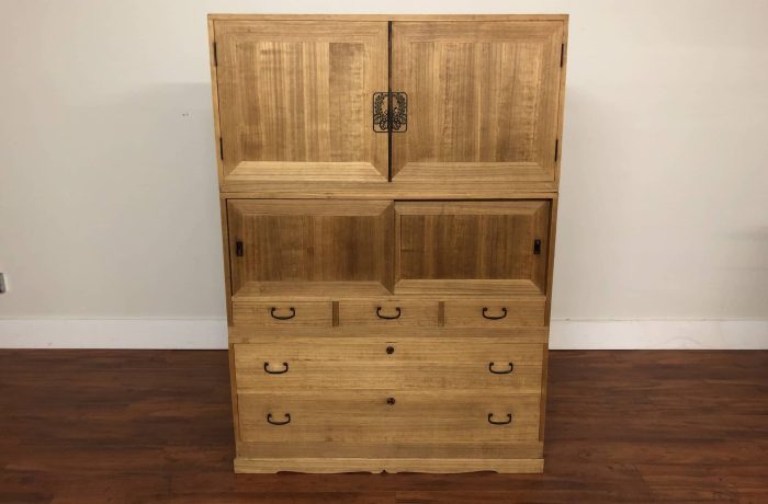 Japanese Three-Piece Stacking Tansu Chest – $1395