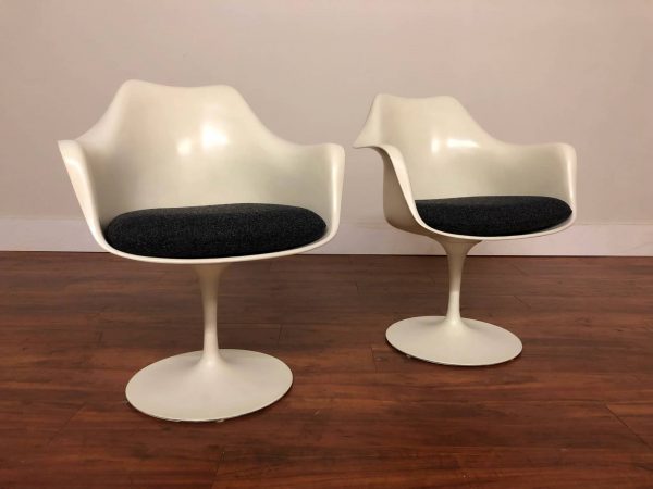 Eero Saarinen for Knoll Genuine Tulip Chairs Pair – $1595