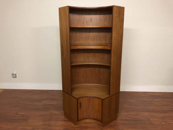 G-Plan Fresco Teak Two-Piece Corner Cabinet – $995