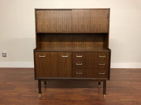 G-Plan Vintage Tall Sideboard with Brass Handles – $1595