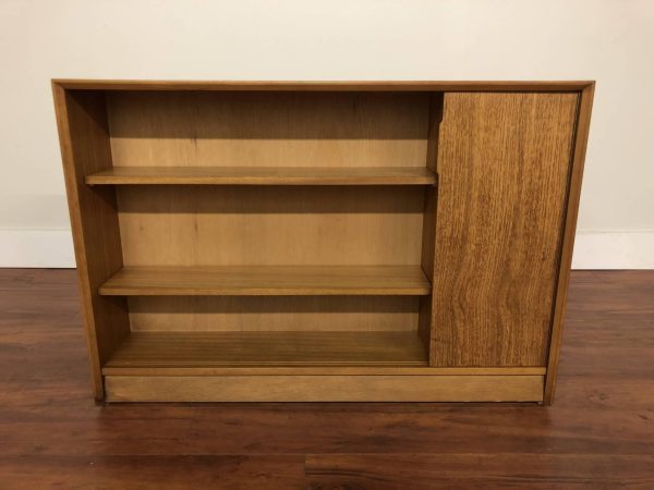 SOLD – Vintage Teak Bookcase Cabinet