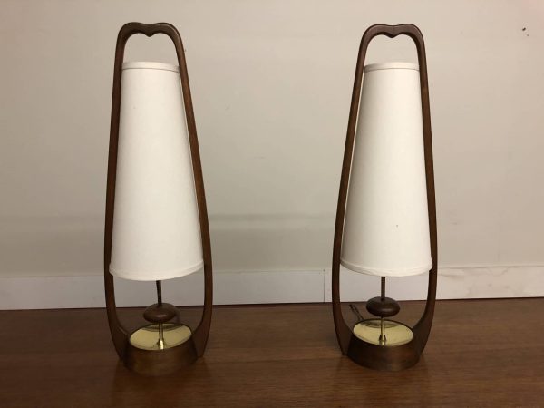 Modeline Mid-Century Table Lamp Pair – $1595