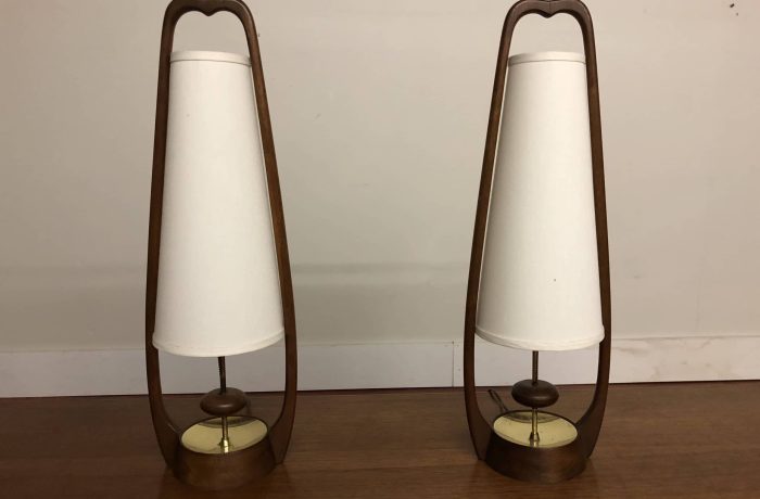 Modeline Mid-Century Table Lamp Pair – $1595