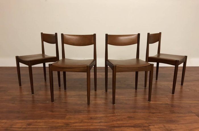 Frem Rojle Danish Teak Dining Chairs Set of 4 – $1195