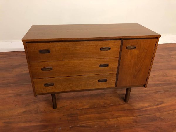 Vintage Teak Low Dresser – $895