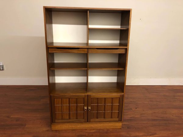 Younger Mid-Century Teak Bookcase / Cabinet – $895